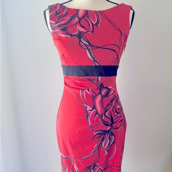 Karen Millen Luxe Cocktail Dress Size 6 - Picture 3 of 7